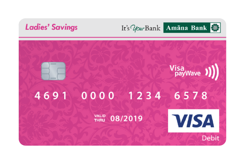 Ladies Debit Card